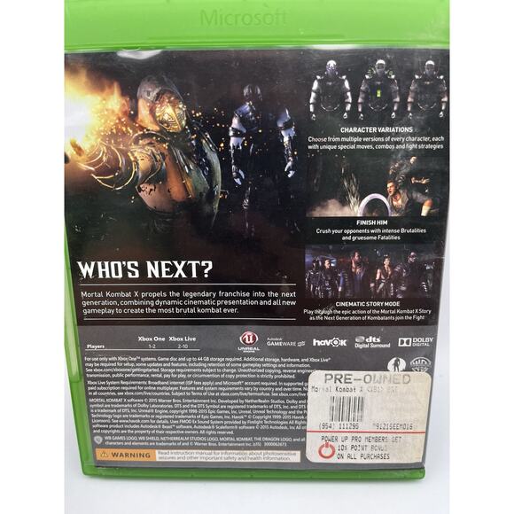 Mortal Kombat X - Microsoft Xbox One Complete In Box - Picture 3 of 8